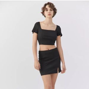 NWT urban outfitters matching skirt and top set